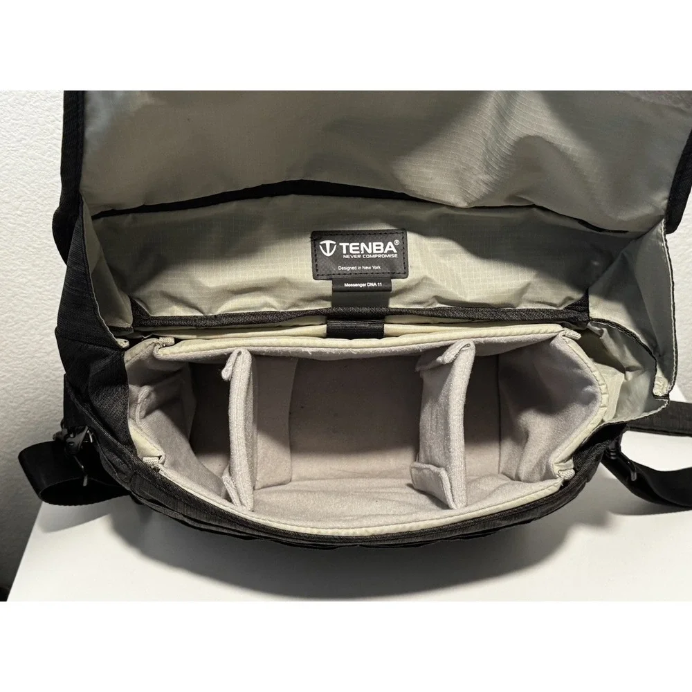 Tenba DNA 11 Camera Messenger Shoulder Bag Graphite Gray Complete W Inserts EDC